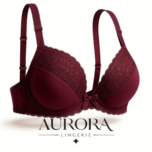 سوتین اسفنجی  زرشکی 88180